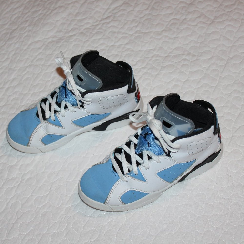 Nike Air Jordan 6 Retro 'UNC White' - Little Kids